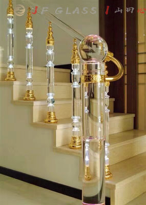 Therapeutische funkelnde Balustrade K9 Crystal Glass Pillars