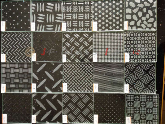Flaches saures geätztes EN12150-1 5MM Duscheinschließungs-Glas