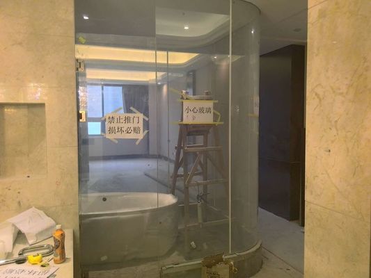 Bewertetes Sicherheitsglas des ausgeglichenen örtlich festgelegten monolithischen Stahlfeuer-EI60