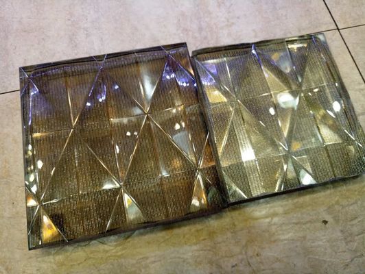 Sogar schnitzte künstlerischer Oberflächensand SGCC 300x300mm Glas