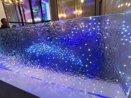Bestellte stoßfestes 1200x2400mm geführtes lamelliertes Glas voraus