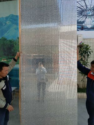 Feste Struktur bereifte lichtdurchlässige 6mm Glasblock-Ziegelsteine
