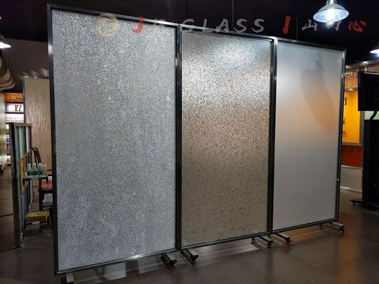 Feste Struktur bereifte lichtdurchlässige 6mm Glasblock-Ziegelsteine