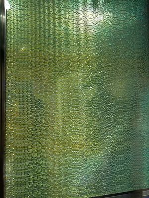 Feste Glasblock-Ziegelsteine des Kristall-190X190mm 12mm mit Stahlrahmen