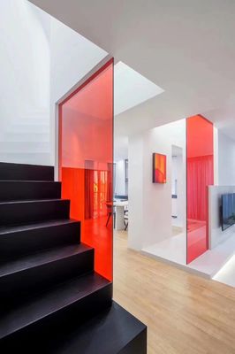 19mm dekoratives lamelliertes Glas