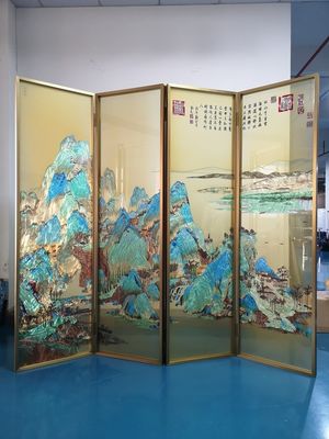 malen stilvolles Wandgemälde 2440x1830mm des Schirm-3D Glas-Splashback