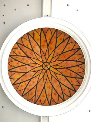 Decke orange Scratchproof 12mm färbte Glasplatten