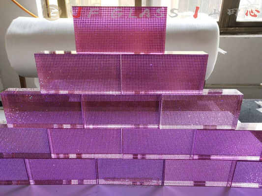 Fach-Teiler-Kristall 4 Zoll Krystantic-Glas-Block-Ziegelsteine