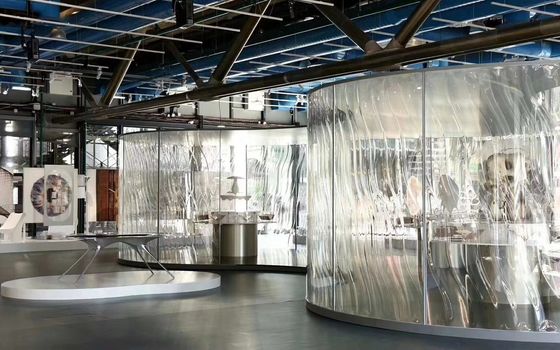 Säure ätzte kreatives dekoratives fixiertes Glas der Ebenen-5.5mm