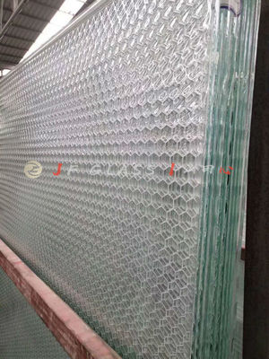 12mm fixierte Glasblatt