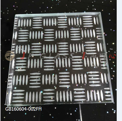 Flaches saures geätztes EN12150-1 5MM Duscheinschließungs-Glas