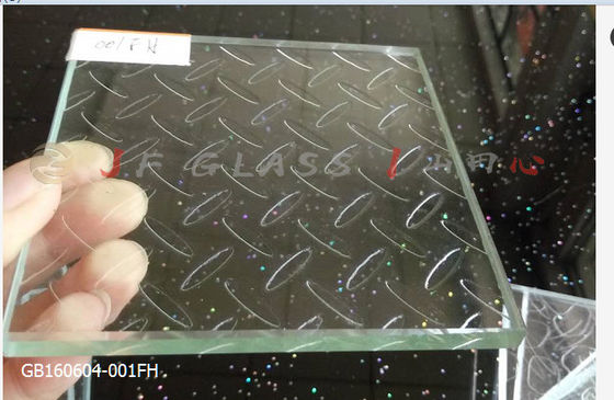 Flaches saures geätztes EN12150-1 5MM Duscheinschließungs-Glas