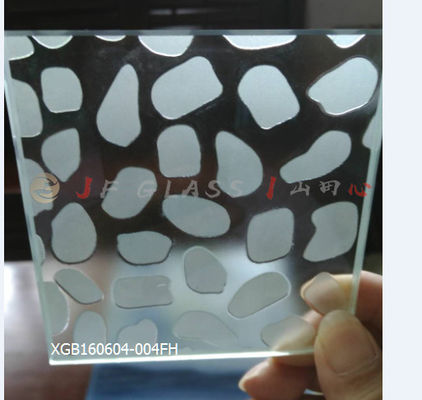 Flaches saures geätztes EN12150-1 5MM Duscheinschließungs-Glas