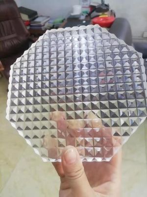 Oberflächengeschnitztes Glas des beschaffenheits-Sandstrahlen-10MM Sand