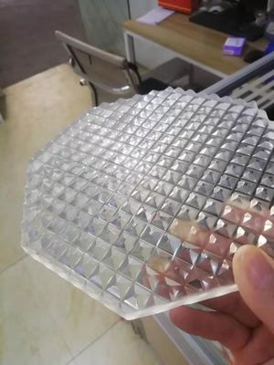 Oberflächengeschnitztes Glas des beschaffenheits-Sandstrahlen-10MM Sand