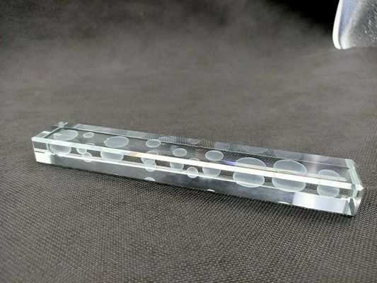 Beleuchten dreidimensionalen 12mm Laser gravierten Glases