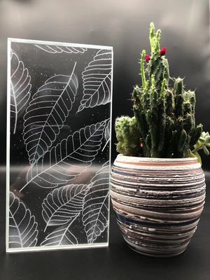 Sand Fenster-Fach-schnitzte Wandlasers 6mm Glas
