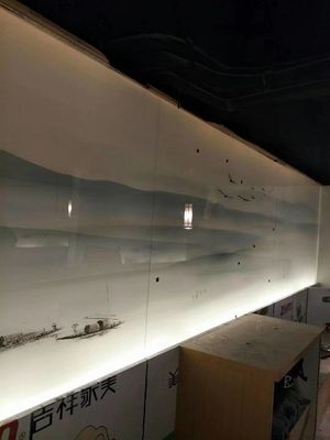 Schützend tönte 2440X1830mm dekorative Glaswand-Teiler ab