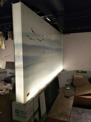 Schützend tönte 2440X1830mm dekorative Glaswand-Teiler ab