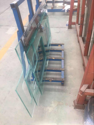 Grafikdesign-Geschäft bohrte 8mm klares ausgeglichenes Glas