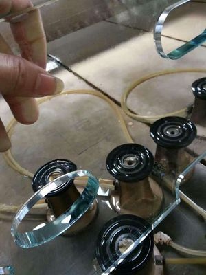 Profilierte 8mm Gewohnheit Scheiben des geschliffenen Glases für Geschäfts-Logo