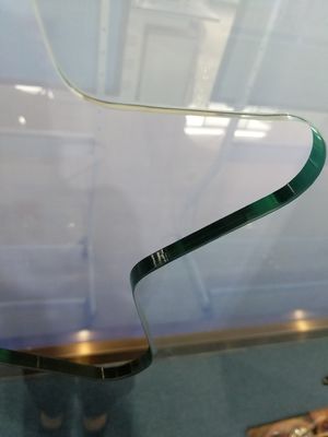 Profilierte 8mm Gewohnheit Scheiben des geschliffenen Glases für Geschäfts-Logo