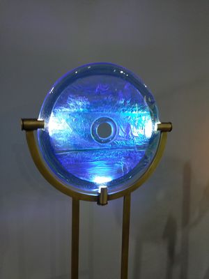 Entparaffinierung 3D Liuli färbte Crystal Glasses With Lighting