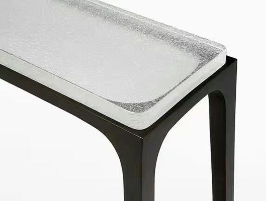 Stilvoller flacher Möbel SGS strahlen Sand schnitzte Glas sand