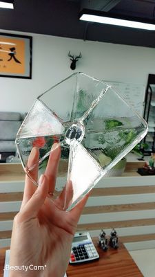 Hohe Klarheits-Runde Sapphire Borosilicate K9 Crystal Plate