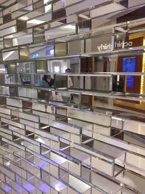 Spiegel-Effekt-rutschfeste 80mm Glasbadezimmer-Fenster-Blöcke