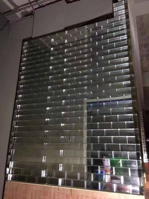 Wärmedämmungs-Boden-Wand 2 Zoll-Gitter-Klarglas-Ziegelstein-Fliesen