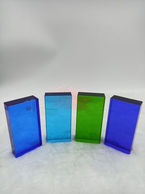 Bunte feste staubdichte 80mm Glasblock-Ziegelsteine des Fach-