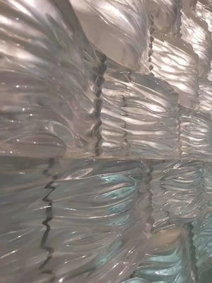 Sgs-Innenbüro-Wand, die verbleites Glas des gewellten Profils K9 mit Ziegeln deckt