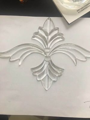 Hochzeit Elegent-Hintergrund-Wand stellt Acrylkristalle dar