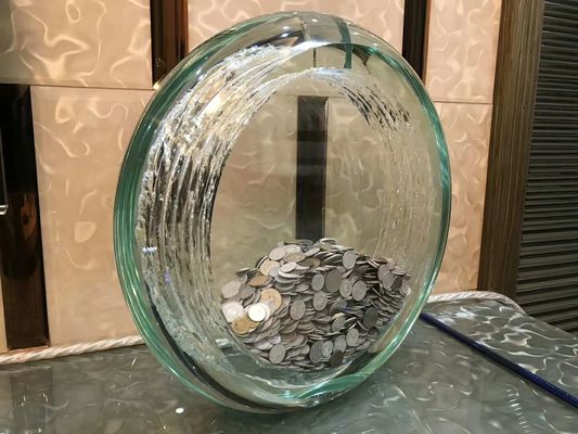 Dekorativer Geld-Kasten Scratchproof CCC Crystal Acrylic Glass
