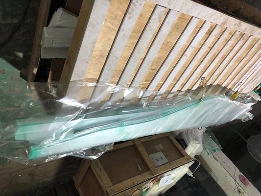 Dekoratives Fach härtete lamelliertes unregelmäßig geformtes Glas ab