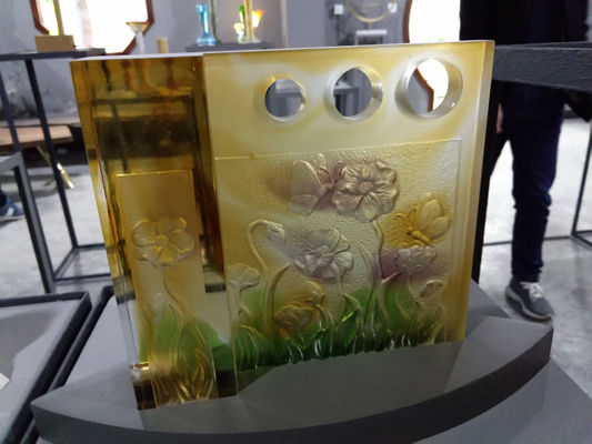 Kleiner Blasen-Dekorations-Leuchter Liuli Crystal Art Glass