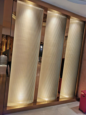 Hintergrundbeleuchtetes dekoratives fixiertes dimensionalglas 1sqm des Stand-3