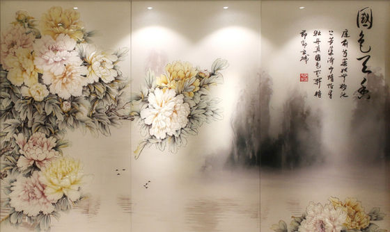 Multisize Dekoration Signage bestellte fixiertes Glas Art Panels voraus