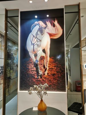 Büro-Quadrat härtete 10mm fixierten Glas-Art Panel ab